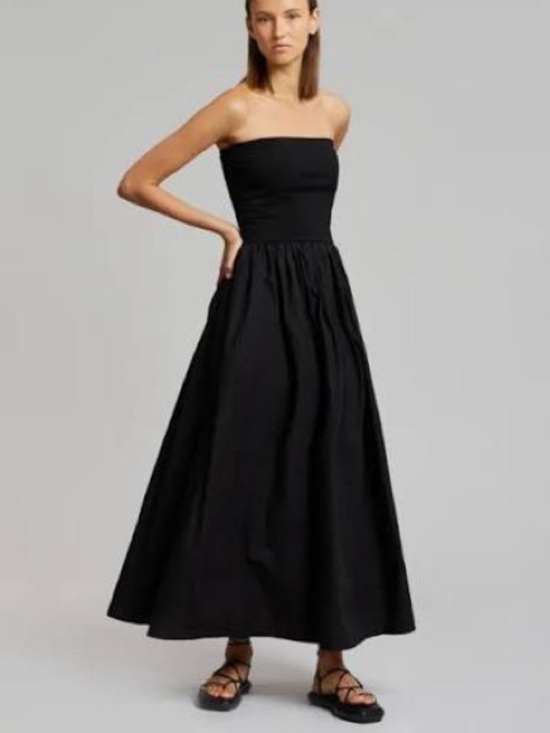 The Frankie Shop Dresses & Skirts - Strapless Black Maxi Dress